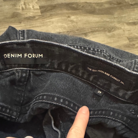 denim forum gia high rise carrot - size 29 - Picture 13 of 17